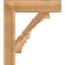 Ekena Millwork Balboa Block Rough Sawn Bracket w/ Offset Brace, Western Red Cedar, 8"W x 30"D x 34"H BKT0806X30X34BOA05RWR - alternate 4